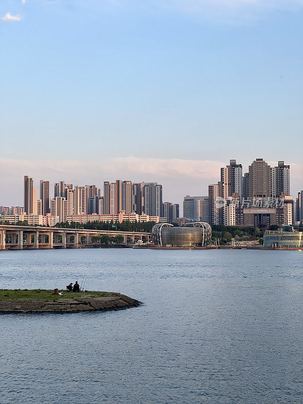 Seoul Han River and Banpo Bridge汉江盘浦大桥